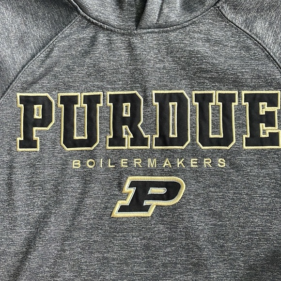 Heather Gray Purdue Colosseum Sweatshirt - Adult Size M - Picture 3 of 7